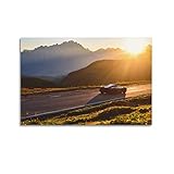 Poster classico per auto Ferrari Enzo Racing Car Sports Car Quadro decorativo su tela da parete e arte per camera da letto 40 x 60 cm