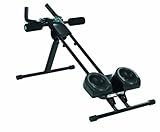 VITALmaxx ab trainer "Fitmaxx 5" pieghevole | back trainer, ab trainer, arm trainer e leg trainer in un unico | facile e poco ingombrante da riporre [nero]