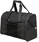 Trixie 2882 Connor - Zaino per trasporto cane/gatto, Poliestere, Nero/grigio, 42 × 29 × 21 cm