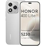 HONOR 400 Lite 5G Smartphone,8GB RAM 256GB Memoria Dual SIM NFC, 5230 mAh,108MP con pulsante AI telefono Android 15, 6.7 pollici AMOLED Eye-Care Display, IP64&SGS, Velvet Grey [Versione italiana]