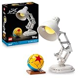 LEGO Ideas | Disney Pixar Luxo Jr. - Set con Lampada da Costruire per Adulti - Gadget Cinematografico con Riferimenti ai Film - Decorazione per la Casa da Scrivania - Idea Regalo da Collezione - 21357