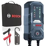 Bosch C30 Caricabatterie per Auto, 6 V - 12 V / 3,8 A, con Carica di Mantenimento - per Batterie al Piombo-Acido, EFB, GEL, AGM e SLI da 6 V/12 V