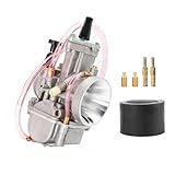 Viviance Carburatore Moto compatibile con PWK 21-34MM 2T 4T Carburatore Moto Con Power Jet compatibile con Yamaha Koso ATV Quad UTV - 28MM