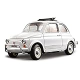 Bburago - Fiat 500L 1968 - Modellino Realistico Auto d'Epoca in Scala 1:18, Replica Diecast con Aperture, 2 Colori Casuali, Licenza Ufficiale Fiat, Età Consigliata 3+ Anni