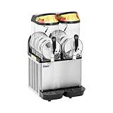 Royal Catering RCSL 2/12A Granitore sorbettiera 2 x 14 L LED Pannello digitale Royal Catering Macchina per granite Granitori