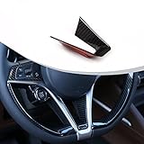 DIYUCAR Cornice decorativa per volante in ABS stile fibra di carbonio per Giulia Stelvio 2017 2018 2019