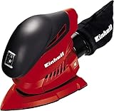Einhell TH-OS 1016 LEVIGATRICE ORBITALE (tensione 220 V, potenza 100 W, oscillazioni al min. 24000, ampiezza oscillazioni 1,6 mm, platorello 150 x 150 x 100 mm, Incluso 1 foglio carta abrasiva)