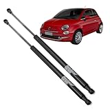 Ramor Strutz 2x Molle a Gas Compatibile con Fiat 500 2007-2017. Ammortizzatore Pistoncini Cofano Posteriore Sostituzione per 51785412 e altri.