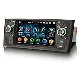 GONFEN 8-Core 4GB RAM+64GB ROM Android 14 Autoradio GPS Navigatore per Fiat Grande Punto Linea con Carplay Senza fili Android Auto Bluetooth 5.0 WiFi 4G LTE Canbus DAB+ RDS FM DSP Schermo tattile