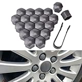 20 pezzi di copridadi per ruote, per BMW Serie 5 F11 Touring 2011 2012 2013 2014 2015 2017 Copriruota esagonali antipolvere, resistenti, copridadi esagonali per ruote, accessori, B/Grigio-19 mm