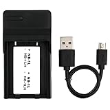 Norifon NB-1L USB Caricatore per Canon Digital IXUS 300, 320, 330, 400, 430, 500, V, V2, V3, IXY Digital 200, 300, 400, 430, 450, 500, S230, S330, PowerShot S300, S330, S410, S500 Fotocamera e Altro
