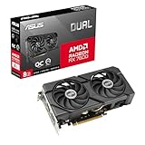 ASUS Dual Radeon RX 7600 EVO OC Edition, Scheda Grafica 8 GB GDDR6, fino a 2715 MHz nella Modalità Boost, PCIe 4.0, 1 HDMI 2.1, 3 DisplayPort 1.4a, Nera, DUAL-RX7600-O8G-EVO