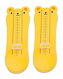 HUVZOR 2 dispositivi per misurare i piedi dei bambini, misuratore di piedi, gamma di misure 5,5-18,5 cm, dispositivo per misurare la misura delle scarpe da bambina e da bambino