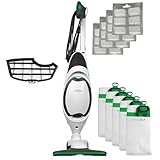 Scopa Folletto VK150 NUOVA con PARTI COMPATIBILI, Aspirapolvere con Motore - ULTRA POTENTE - Compreso di Spazzola HD50, Sacchetti Compatibili, Filtri per 2 Anni di Uso e Profumini - GARANZIA 2 ANNI