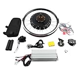cunnyend E-Bike Kit di conversione 48 V 1000 W Motore Posteriore 20 Pollici Bicicletta Elettrica 7 Velocità con Batteria Opzionale e Schermo LCD, 48 V Hub Motore Kit - Versione Cassette Freno a Disco