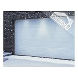 Hörmann - Porta da garage sezionale, con azionamento e trasmettitore manuale, dimensioni standard 2500 x 2125 mm