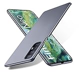 Bastmei Cover per Oppo Find X2 Neo 5G, Ultraleggero Ultrasottile Antiscivolo Antigraffio Protezione Della Telecamera, PC Rigido Smerigliato Cover per Oppo Find X2 Neo 5G (Grigio)