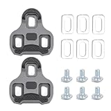 Compatibile con Look Keo Cleats Bike Pedali 3 fori Grip Blade 2 Max Carbon Classic Cleats, skateboard compatibile con scarpe da bicicletta, 4,5° MTB Pedal Strada Antiscivolo Set di accessori per
