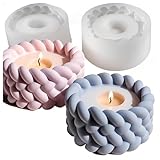 ZMaglorian Set di 2 stampi in Silicone per Candele e vasi di Fiori, con Certificazione CE, per calcestruzzo, Gesso, Resina epossidica, stampi riutilizzabili in Silicone.