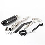 S&istema Completo Di Scarico Per Moto Modifica Marmitta Anteriore Per Cross Per Cub110 Per CC110 2018-2023(Style 3)