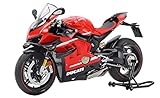 TAMIYA 14140 - Modellino dettagliato di Ducati Superleggera V4 1:12, riproduzione fedele all'originale, kit di costruzione in plastica, per fai da te, assemblaggio, non verniciato, multicolore