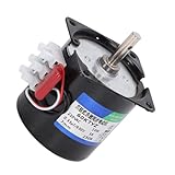 Motoriduttore 220 V 5 Giri/min Ferro Efficiente Potente Motore a Bassa velocità con Foro per Uso Industriale