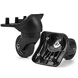 GUGULUZA 1 Coppia Ruote di ricambio per gusci morbidi, valigie rigide per bagagli e valigie da viaggio (ruote GU044)