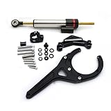 Staffa Montaggio Ammortizzatore Stabilizzatore Sterzo Moto Per Suzuki GSX-S1000GX GSX-S 1000GX 2024 Kit Montaggio Invertito Ammortizzatore Motocicletta Ammortizzatori Lineari(SET 2)