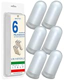 Bratek Polifosfati per Caldaia Ricarica in Cartucce Universali Made in Italy - 6 Cartucce Dosatore Polifosfati per Caldaia Compatibili con Ogni Filtro Anticalcare x Protezione Lavatrice Lavastoviglie