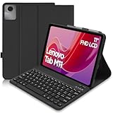 Hofsos Tastiera Custodia per Lenovo Tab M11 2024 11 Pollici,Cover con Tastiera per Lenovo Tab M11, Italiano QWERTY Rimovibile Bluetooth tastiera,Custodia con Supporto Pencil per lenovo tab m11 -Nero