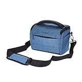 Andoer Custodia per Fotocamera Borsa per Reflex,Borsa Fotografica,Borsa a Tracolla con Nikon, Canon, FujiFilm, JVC, Kodak, Olympus, Panasonic, Pentax, Ricoh, Samsung, Sony