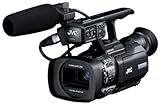 JVC GY-HM150E Videocamera Professionale (FHD SDXC 10xZoom) 2.7 pollici LCD, Nero