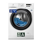 Electrolux 600 Lavatrice a carica frontale, EW6FA19G, 9 Kg, SensiCare, Time Manager, Programma Hygiene/Rapido, Motore Inverter+, Flussimetro, Prosense, 847x597x636 mm, Color Bianco, Classe A