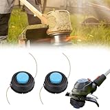 Mocoli 2 Pezzi T45x Testine Decespugliatore per Husqvarna Tap Advance T45x Testina Decespugliatore per Husqvarna Testina di Ricambio per Tosaerba Accessori per Utensili da Giardino T45 T45x