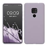 kwmobile Custodia Compatibile con Huawei Mate 20 Cover - Back Case per Smartphone in Silicone TPU - Protezione Gommata - lavanda