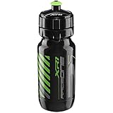 Raceone, Borracce per bicicletta Unisex adulto, Nero/Verde, Unica
