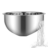 Ciotola Di Lavaggio Del Riso - 304 Acciaio Inossidabile 22,5x11,5 Cm 26x12,5 Cm Di Grande | Rice Puloner Coller Fruit Rewels | Strumento Da Cucina Multiuso Per Cucinare E Preparare I P