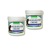 Crema rilassante originale marmotta con vero olio di marmotta – per massaggiare spalle, schiena e articolazioni, prodotto in Germania (crema Murmeltier 2 x 250 ml)