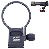 iShoot Supporto per treppiede IS-XF5520 compatibile con Fuji XF 70-300 f/4-5.6 R LM OIS WR e Fujifilm XF 55-200mm f/3.5-4.8 R LM OIS, supporto obiettivo w/Arca-Swiss Fit Piastra a sgancio rapido a