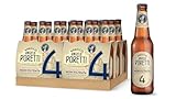 Birrificio Angelo Poretti Birra 4 Luppoli, Non Filtrata, Bottiglia, Volume 33cl, 24 Pezzi