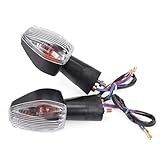 ZWBHNB Indicatore Luminoso Indicatori di Direzione per Moto, per H&Onda XL700V Transalp 700 RVT1000R RC51, Indicatori di Direzione Impermeabili, Lampeggianti indicatori direzione(Chiaro)