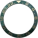 Anello protettivo di ricambio per orologio Rolex GMT/SUB da 40 mm, rivestimento adesivo antigraffio (GMT Verde+Gold Ceramics A17)