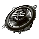 Pioneer TS-G1020F 10 cm diffusore coassiale a 2 vie (210 W max. ciascuno, 30 W sinus), suono potente, alta efficienza, profondità di installazione 43 mm, taglio di installazione 106 mm, con griglia