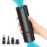 Pompa Elettrica Ricaricabile con 4 Ugelli per Materasso Gonfiabile, Gonfiatore per Gommoni, Piscina, Giocattoli, Palloni per Yoga