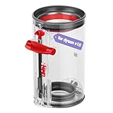 DrRobor Contenitore per Polvere di Ricambio per Dyson V10 (SV12) Aspirapolvere, Serbatoio Dust Bin No. 969509-01