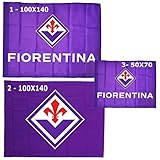 Bandiera Ufficiale Fiorentina Piccola 50x70 Grande 140x100 cm Bandiere Tifosi Viola PS 14468