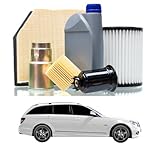 Tagliando compatibile con MERCEDES-BENZ Classe C T-Model C 220 CDI 125 kw Diesel 2007-2008 - 7 Lt di olio + 4 Filtri