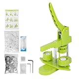 Macchina per bottoni da 25 mm con 100 pezzi per bottoni, taglierina per immagini e cerchi, Pressa push-pull Bottoni Pin Maker per spille, regali fai da te, creazione di bottoni