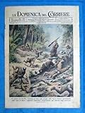 La Domenica del Corriere 3 gennaio 1943 WW2 Nuova Guinea - Natale - Ferrovie