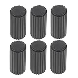 VICASKY 6 pezzi Gommini Freno per Rotelle e Bicicletta Tappi Terminali in Plastica Resistenti per Freno Mano Fissaggio Laterale con Vite Accessori per Parti di Freni Carrozzina e